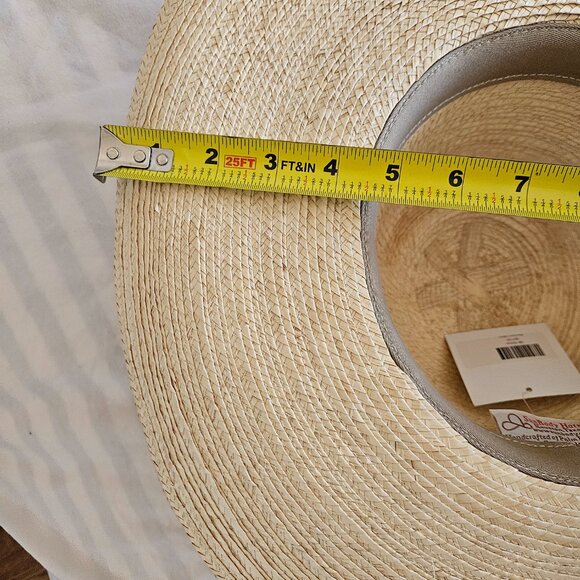Sun Body Obbie Hat Size 7 (56) Woven Straw Black Ribbon main image 9